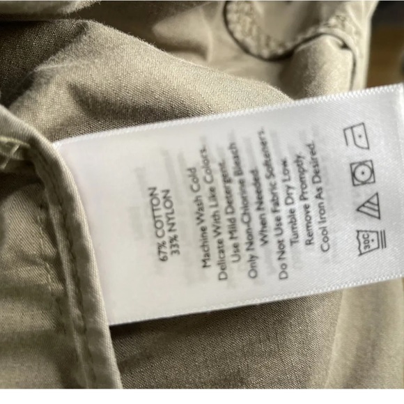 Vintage EDDIE BAUER KHAKI JACKET COAT Size XS - Picture 7 of 8